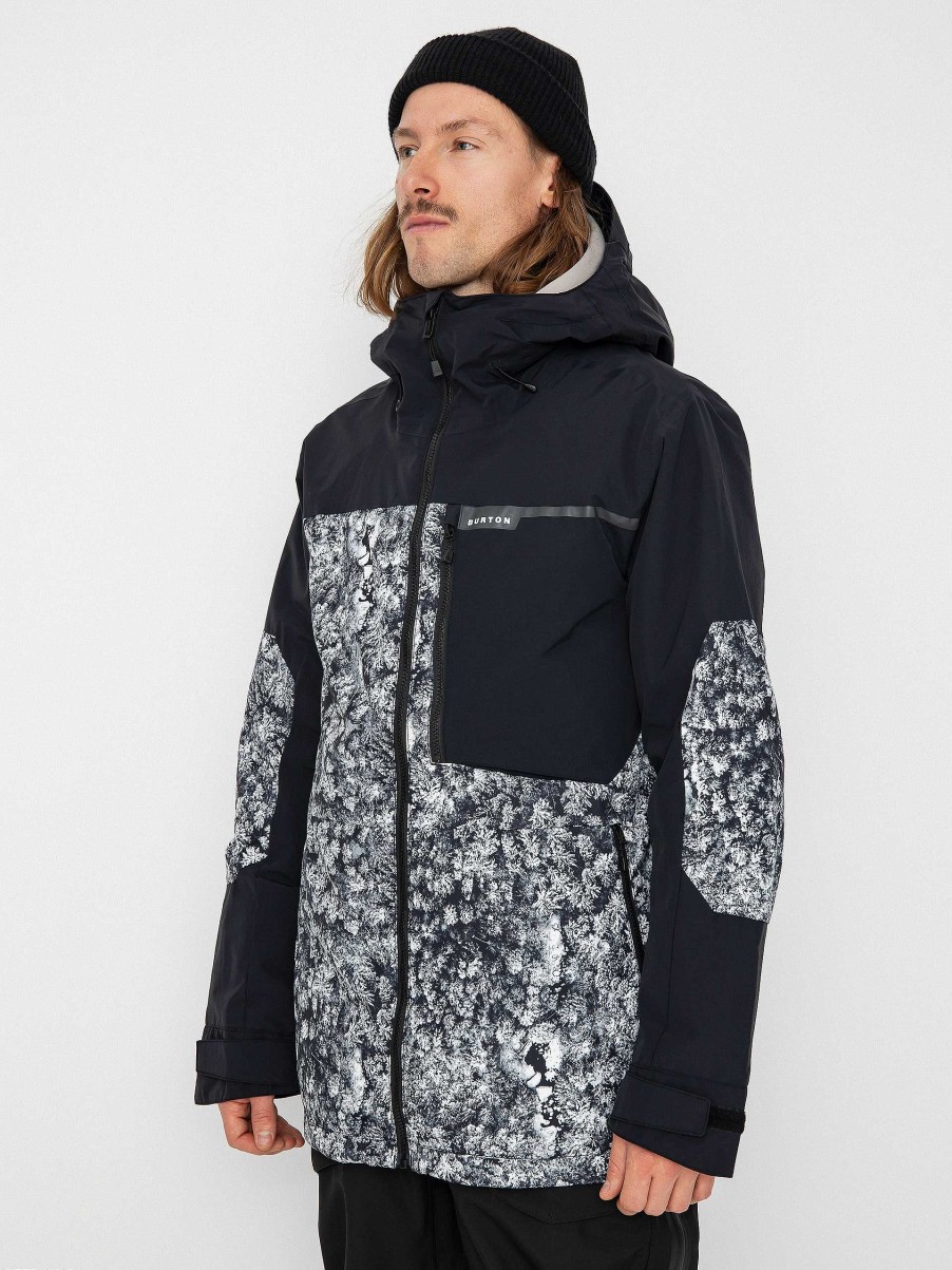 Clothing Burton Snowboard Jackets | Mens Burton Peasy Snowboard Jacket Black