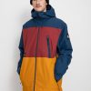 Clothing Quiksilver Snowboard Jackets | Mens Quiksilver Sycamore Snowboard Jacket Blue