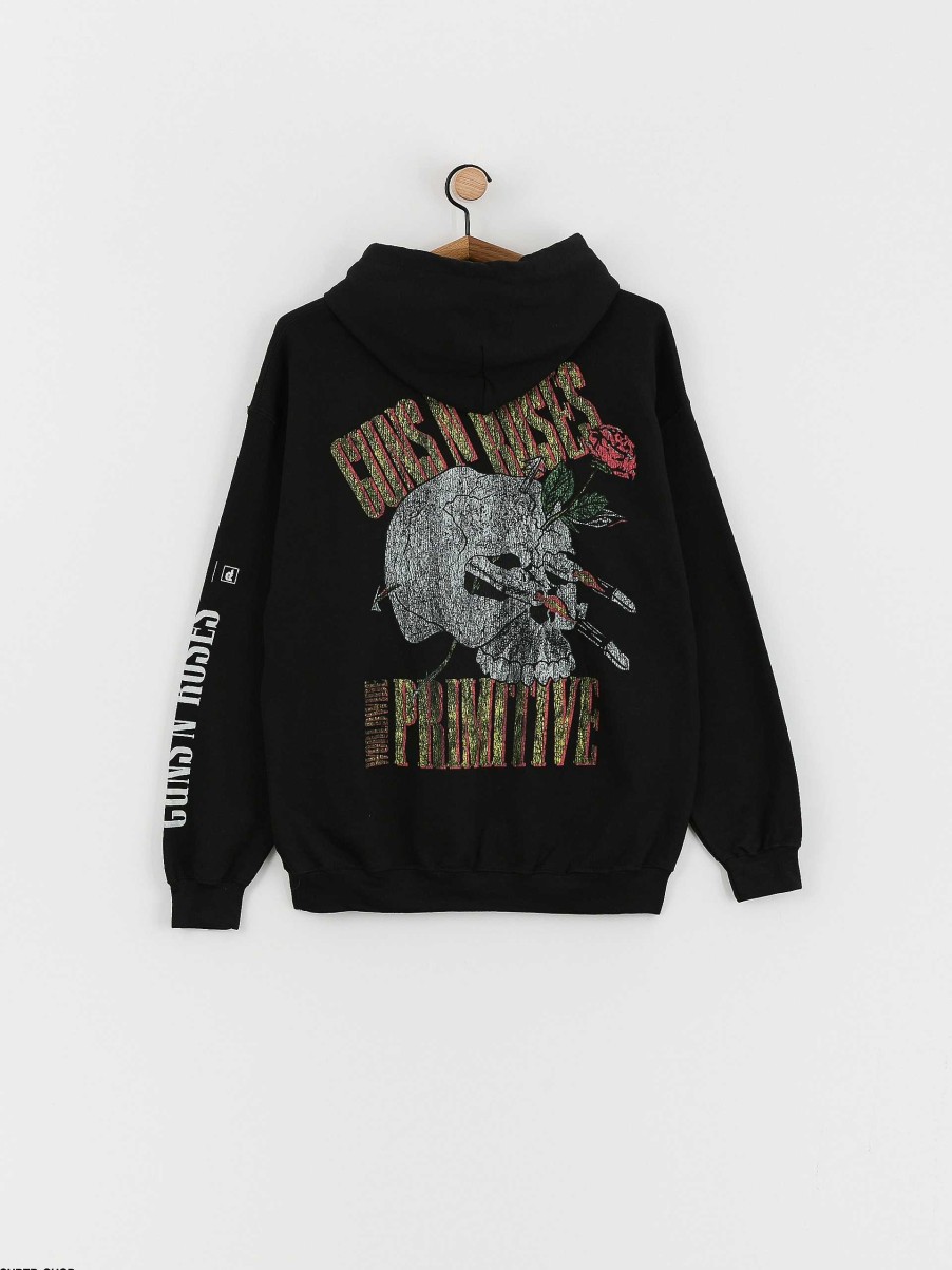 Clothing Primitive Sweatshirts/Hoodies | Primitive X Guns N' Roses Nightrain Hd Hoodie Black