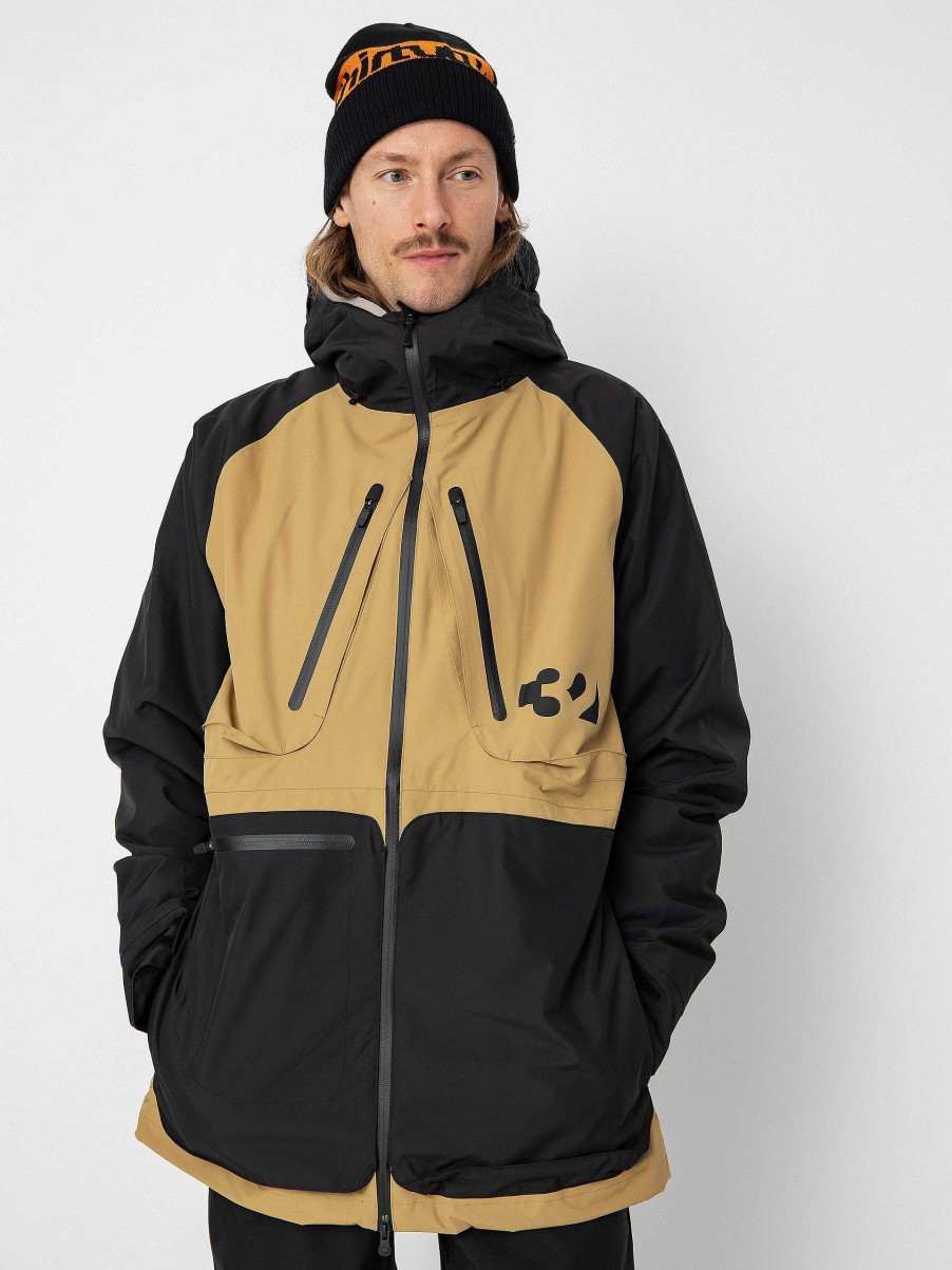 Clothing ThirtyTwo Snowboard Jackets | Mens Thirtytwo Tm Snowboard Jacket Brown