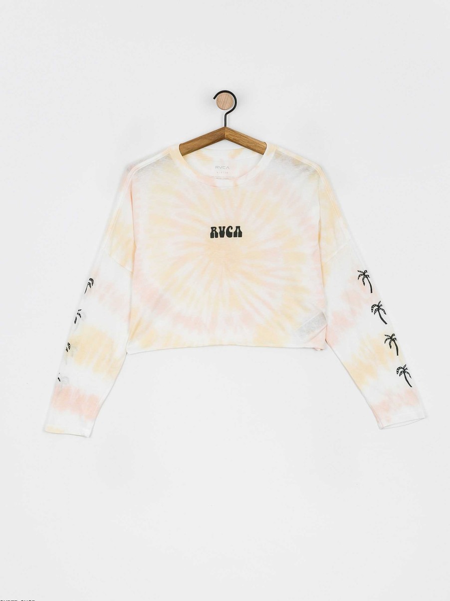 Clothing RVCA Longsleeves | Rvca Palms Longsleeve Wmn Yellow