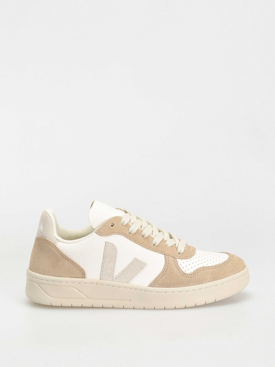 Shoe Veja Low-Tops | Veja V-10 Shoes Wmn White/Brown