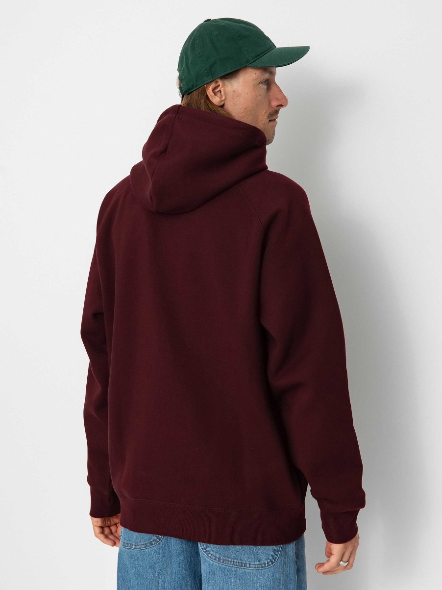 Clothing Carhartt WIP Sweatshirts/Hoodies | Carhartt Wip Chase Hd Hoodie Brown