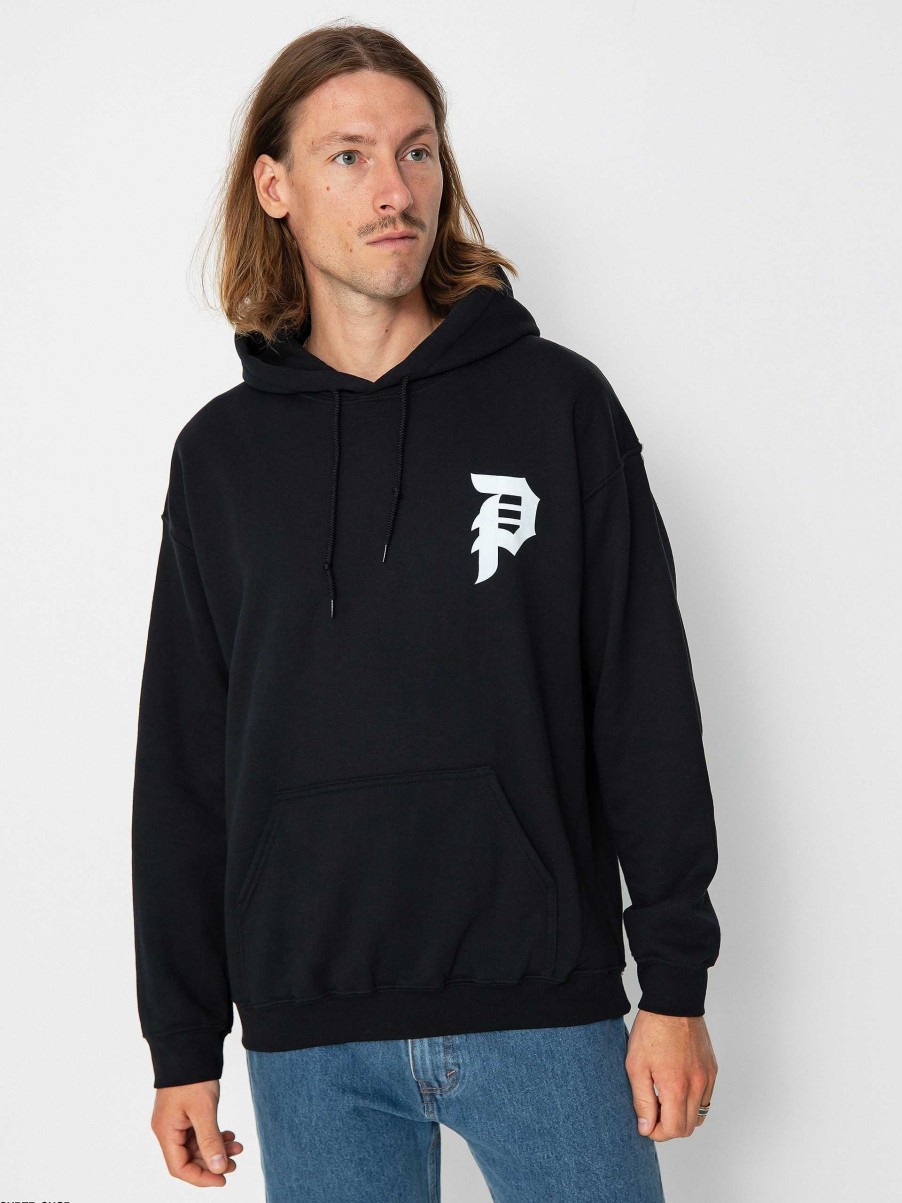 Clothing Primitive Sweatshirts/Hoodies | Primitive X Guns N' Roses Cross Hd Hoodie Black