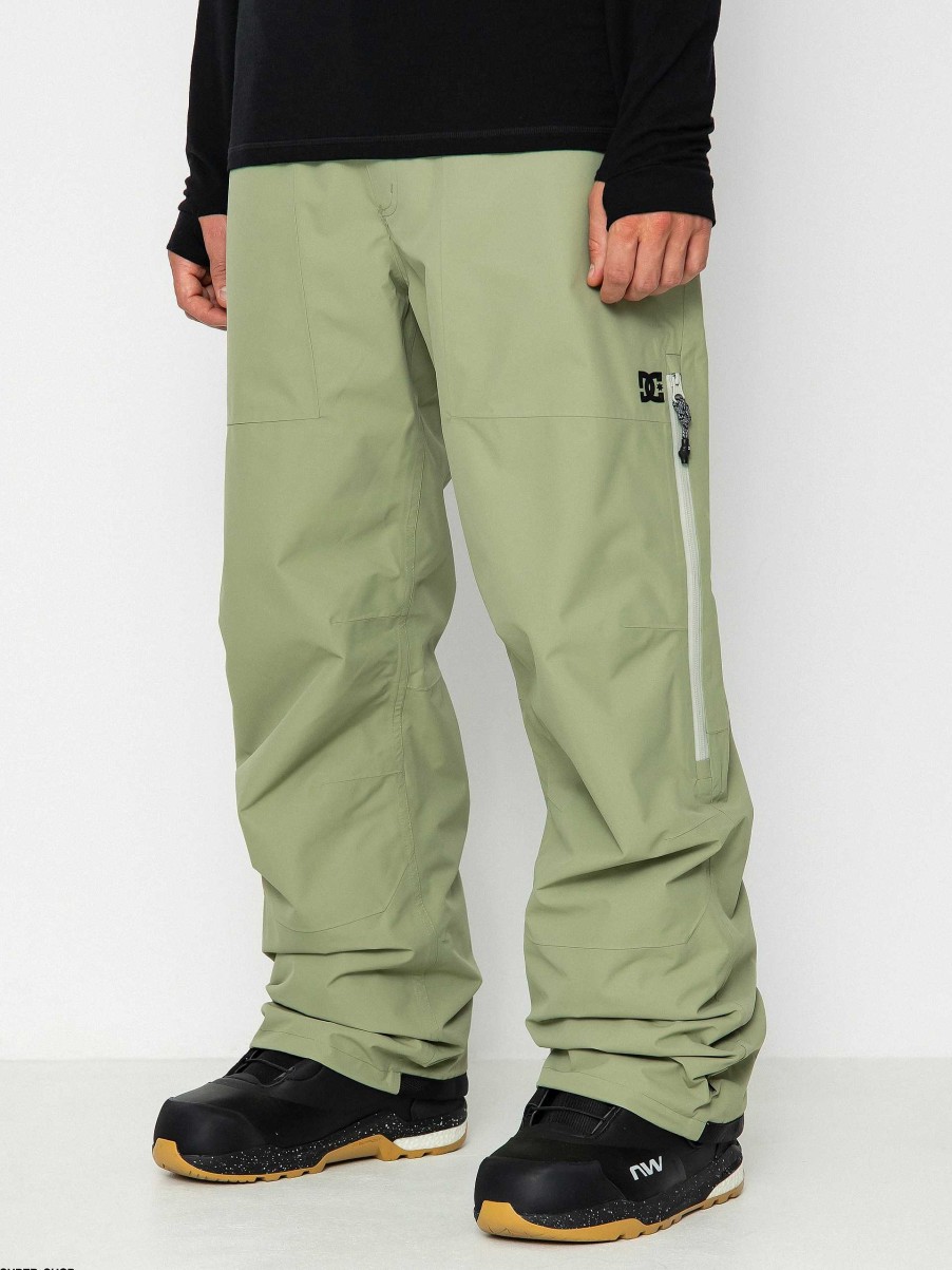 Clothing DC Snowboard Pants | Mens Dc Squadron 30K Snowboard Pants Green