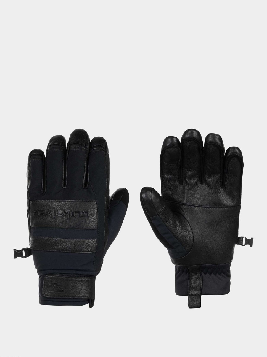 Clothing Quiksilver Snowboard Gloves | Quiksilver Squad Gloves Black