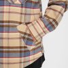 Clothing Brixton Shirts | Brixton Bowery Flannel Ls Shirt White