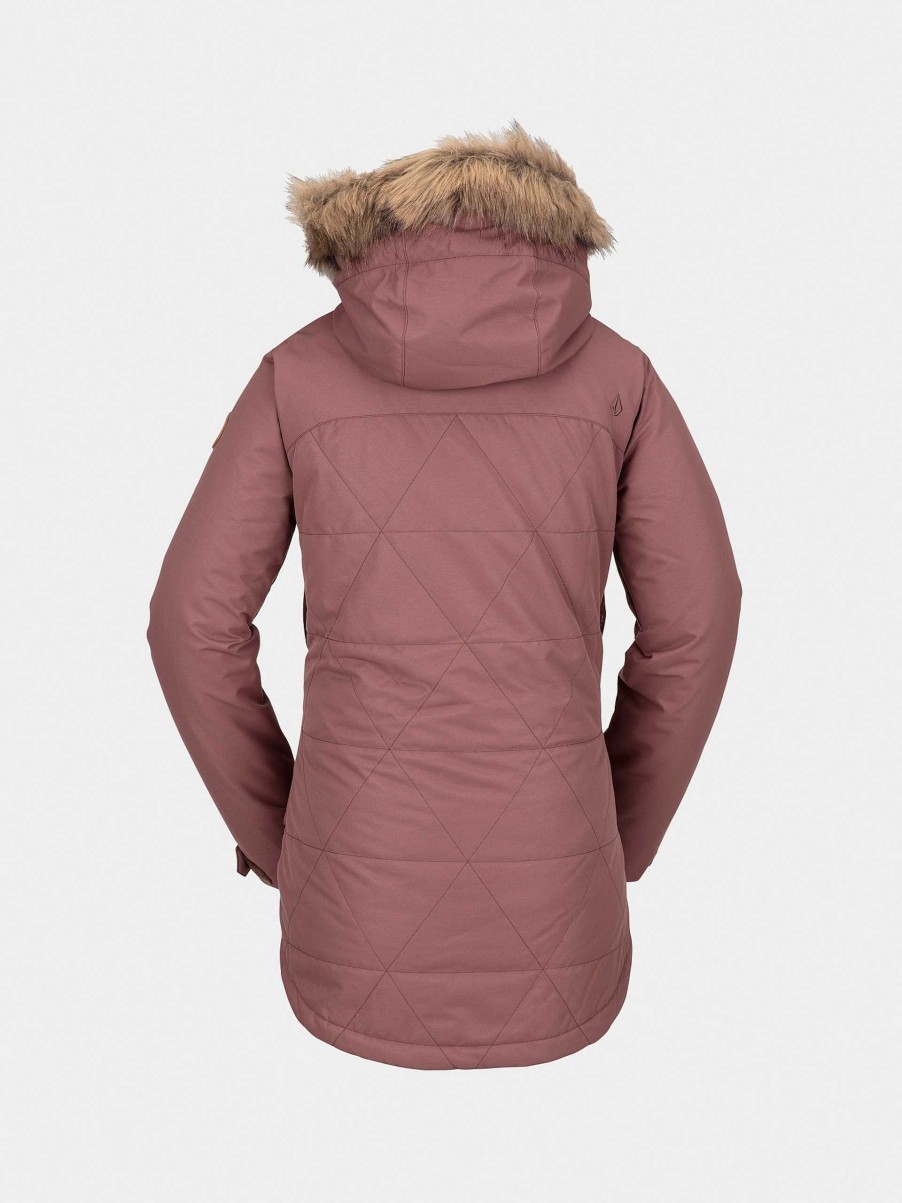 Clothing Volcom Snowboard Jackets | Womens Volcom Fawn Ins Snowboard Jacket Pink