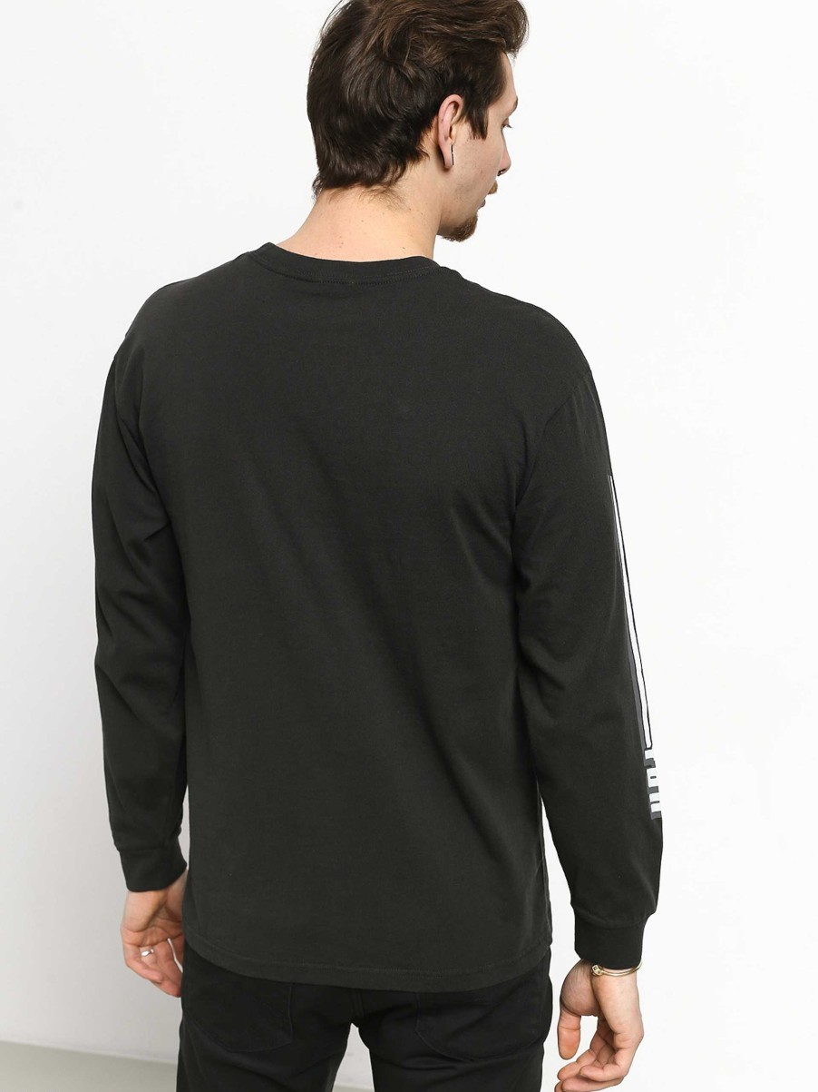 Clothing Brixton Longsleeves | Brixton Chiba Stt Pkt Longsleeve Black