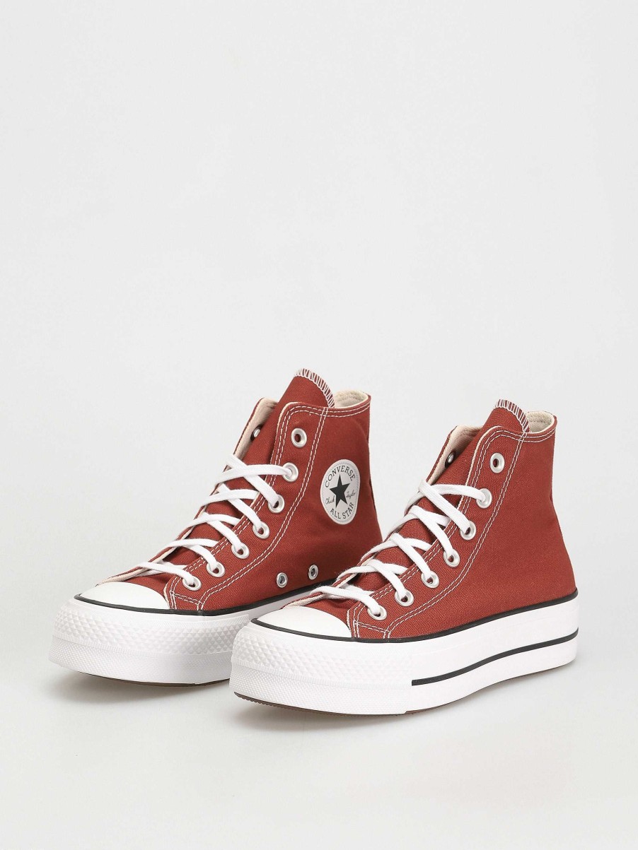 Shoe Converse High-Tops | Converse Chuck Taylor All Star Lift Hi Chucks Wmn Burgundy