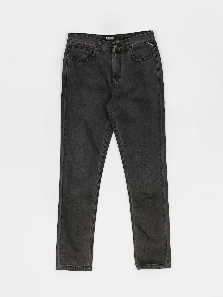 Clothing MassDnm Pants | Massdnm Signature 2.0 Jeans Tapered Fit Pants Black