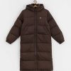 Clothing Dickies Jackets | Dickies Alatna Long Jacket Wmn Brown