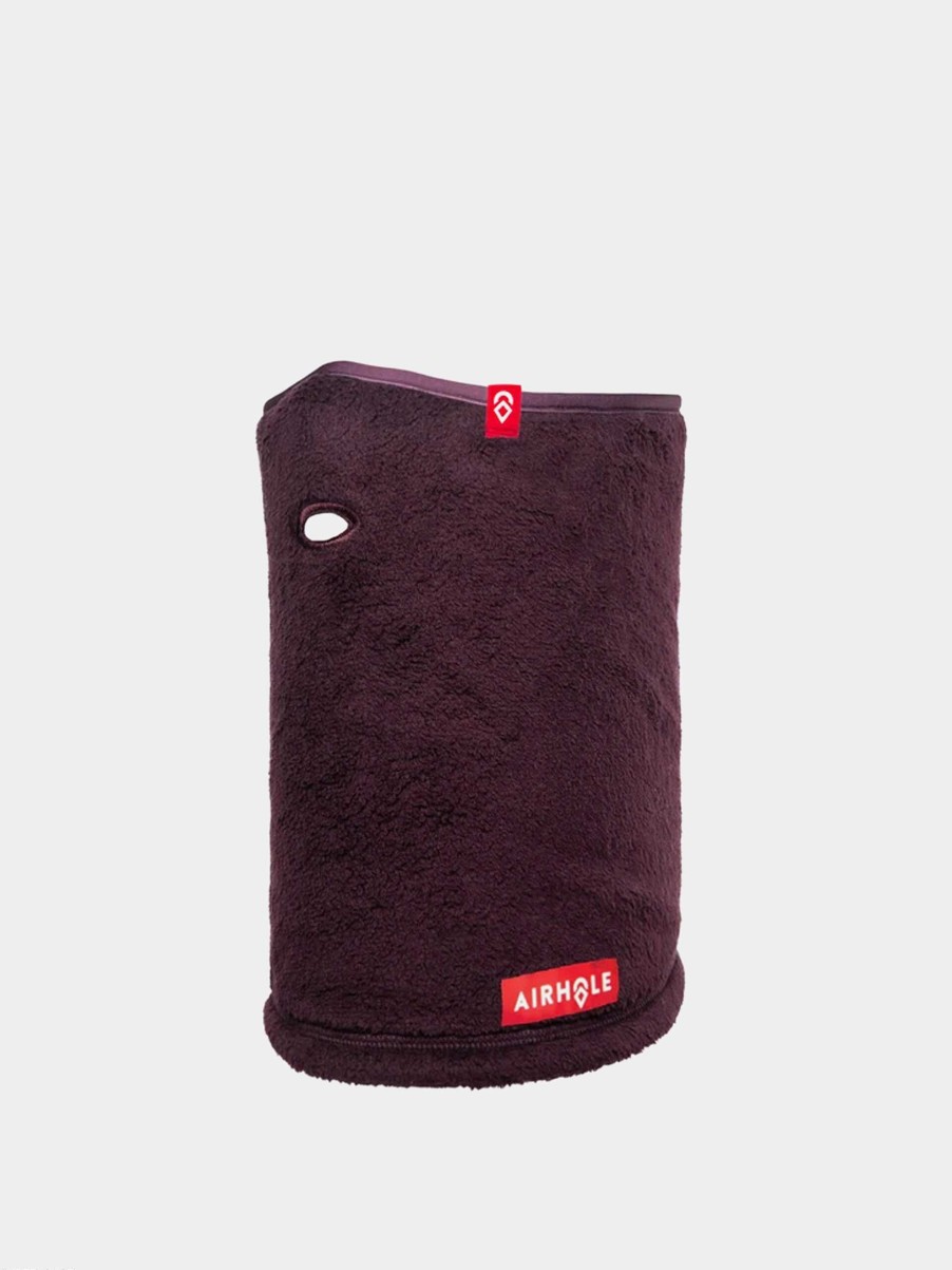 Clothing Airhole Neckwarmers | Airhole Sherpa Airtube Technical Neckwarmer Burgundy