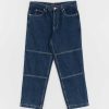 Clothing Santa Cruz Pants | Santa Cruz Classic Label Panel Jean Pants Blue